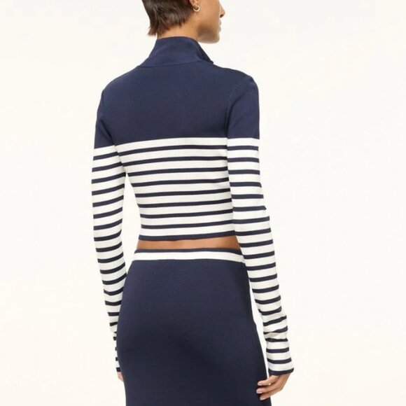 LIKE NEW STAUD Raft Top, Navy/White, size M - Picture 3 of 4